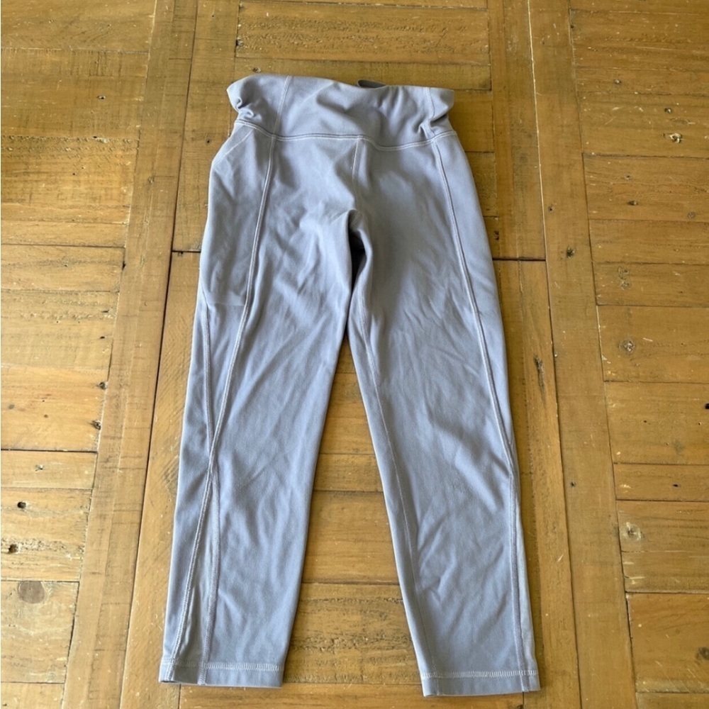 Athleta girl unstoppable lilac Capri leggings